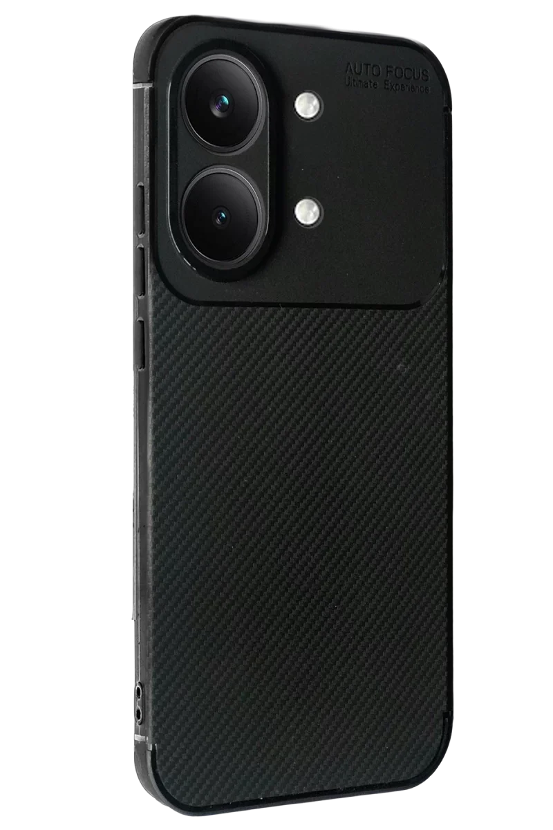 Xiaomi Poco X8 Pro Max Auto Focus Karbon Kapak - Siyah Xiaomi Poco X8 Pro Max Auto Focus Karbon Kapak - Siyah