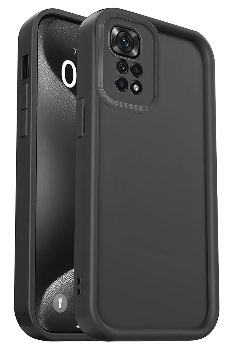 Xiaomi Redmi 10 2022 Kılıf Viera Silikon - Siyah Xiaomi Redmi 10 2022 Kılıf Viera Silikon - Siyah