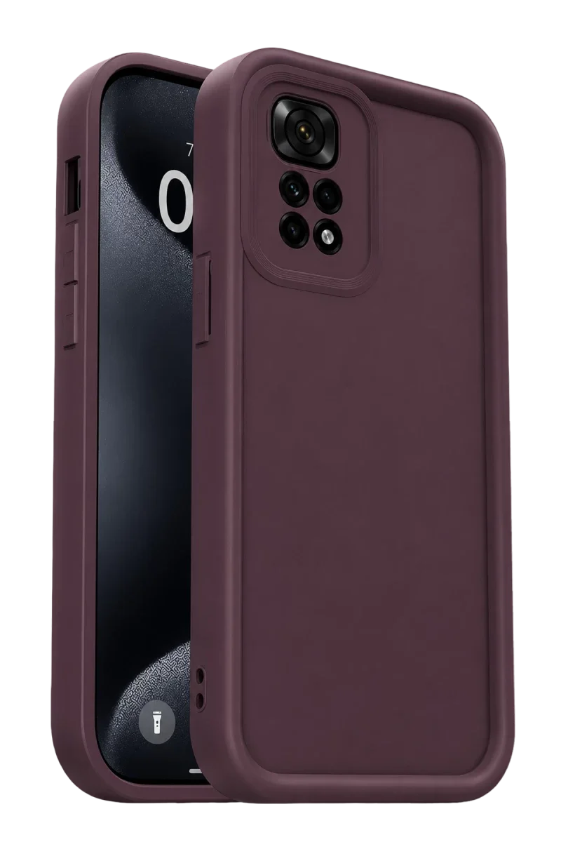 Xiaomi Redmi 10 2022 Kılıf Viera Silikon - Mürdüm