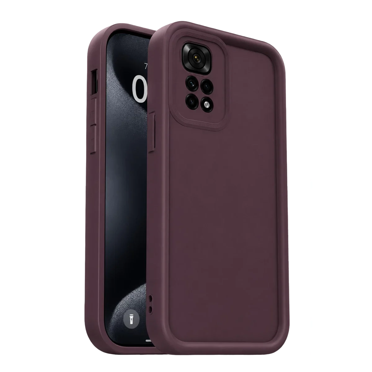 Xiaomi Redmi 10 2022 Kılıf Viera Silikon - Mürdüm