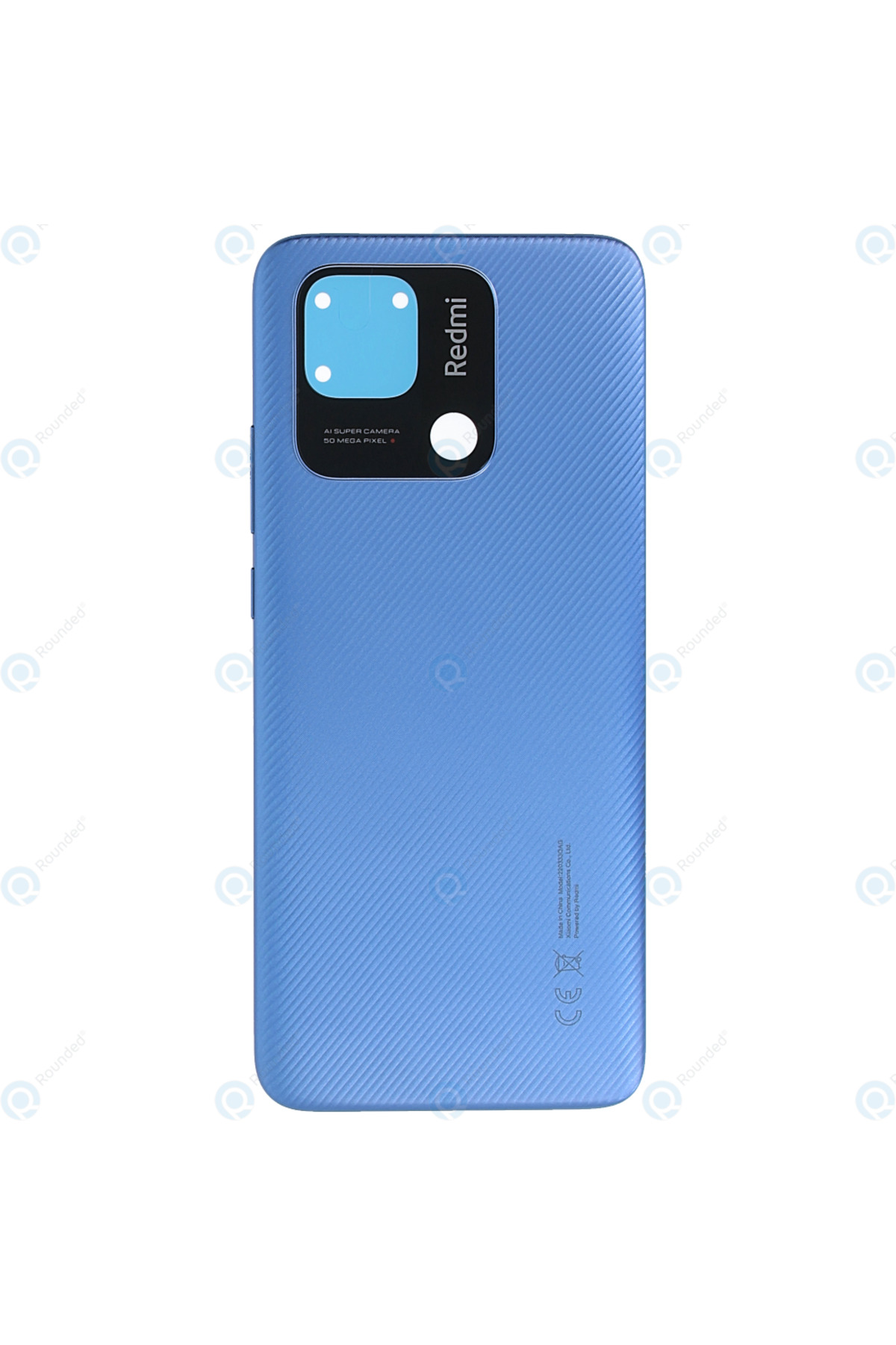 Xiaomi Redmi 10C Kasa Kapak + Yan Tuşlar, Lens Hariç Okyanus Mavisi
