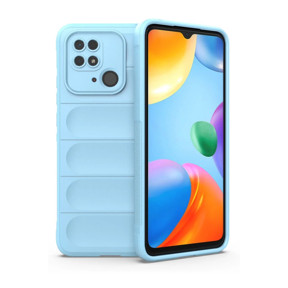 Xiaomi Redmi 10c Kılıf Optimum Silikon - Sky Blue Xiaomi Redmi 10c Kılıf Optimum Silikon - Sky Blue