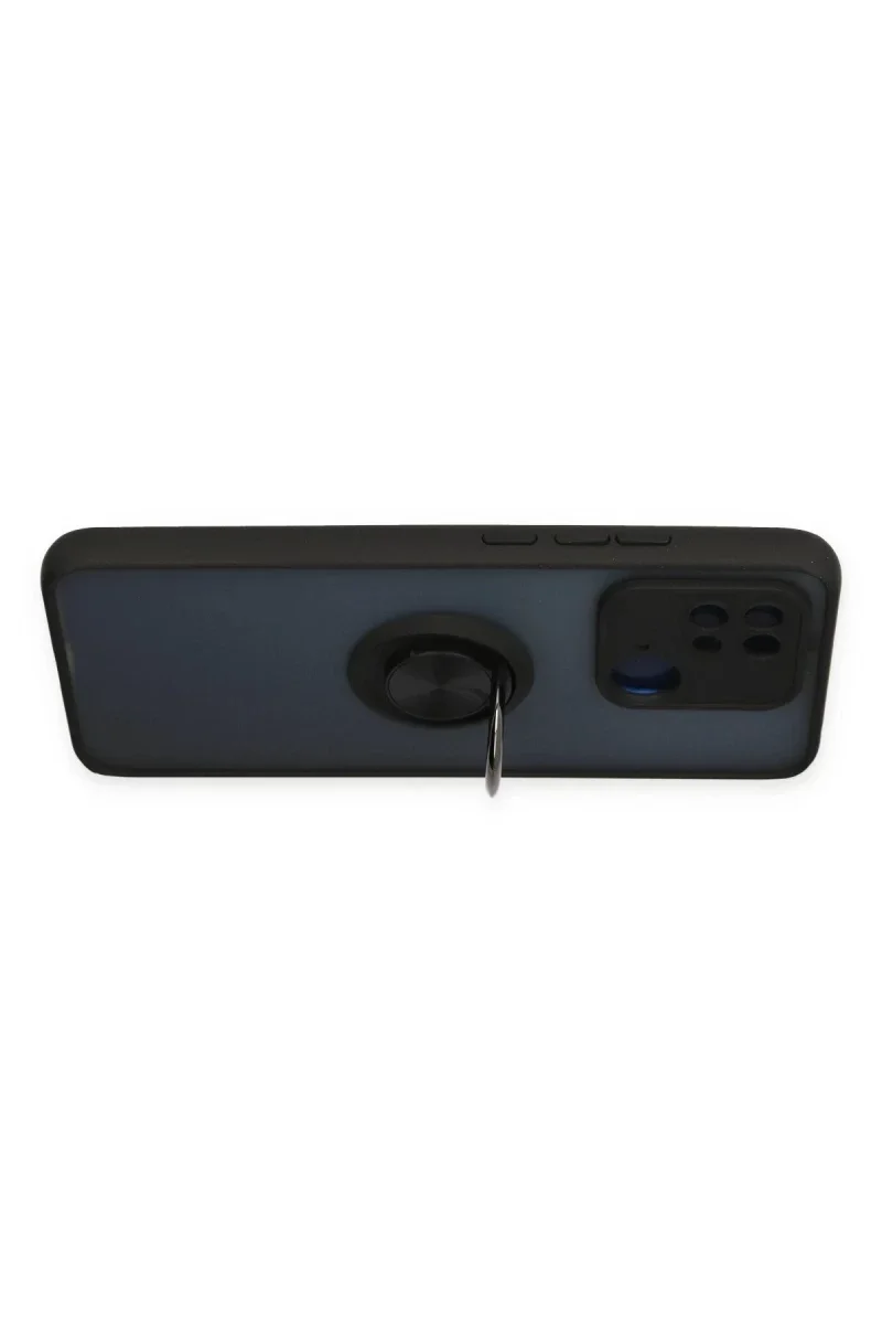 Xiaomi Redmi 10C Kılıf Montreal Yüzüklü Silikon Kapak - Siyah Fiyatı, Yorumları ve Özellikleri