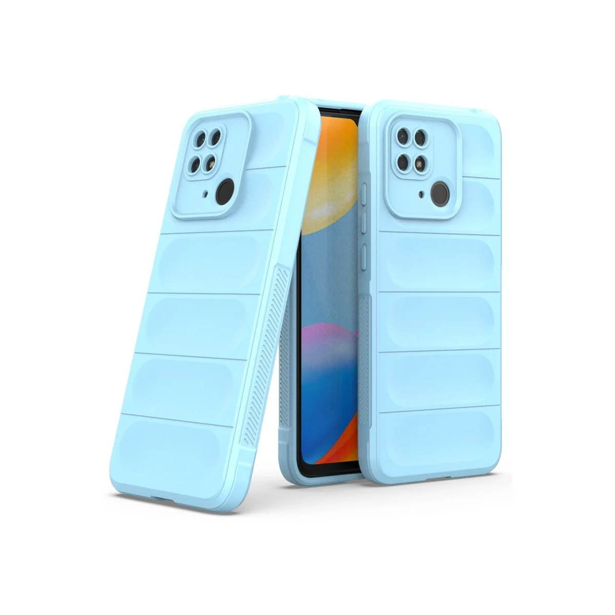 Xiaomi Redmi 10c Kılıf Optimum Silikon - Sky Blue Xiaomi Redmi 10c Kılıf Optimum Silikon - Sky Blue