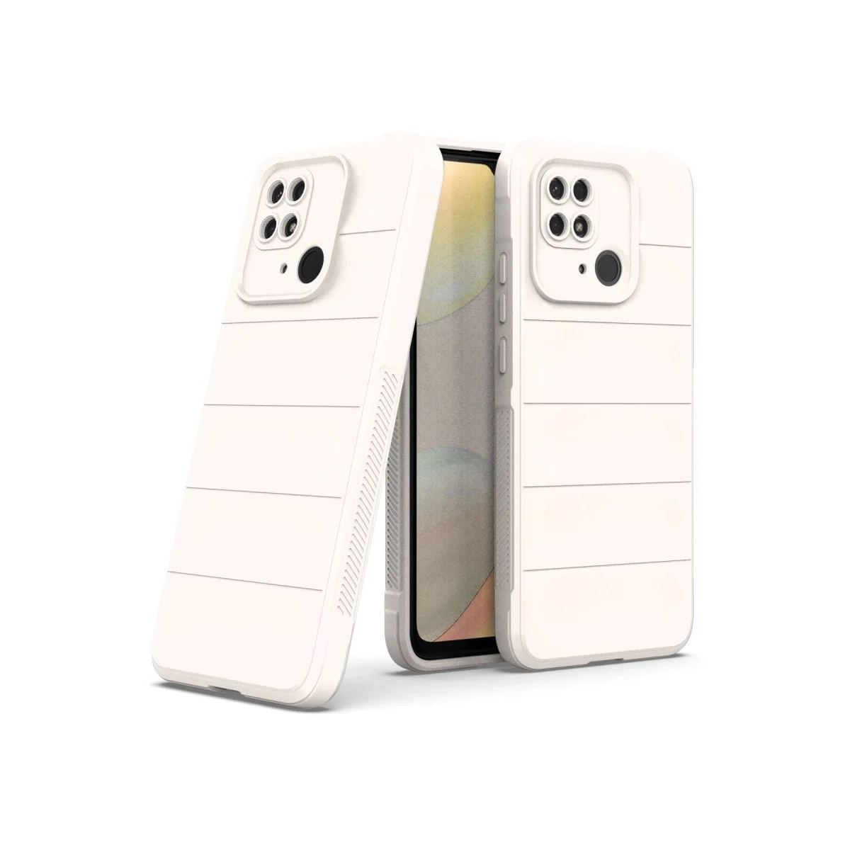 Xiaomi Redmi 10c Kılıf Optimum Silikon - Krem Xiaomi Redmi 10c Kılıf Optimum Silikon - Krem