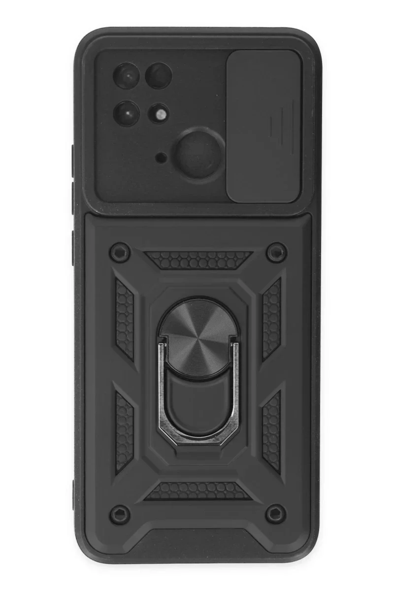 Xiaomi Redmi 10C Kılıf Pars Lens Yüzüklü Silikon - Siyah Fiyatı, Yorumları ve Özellikleri