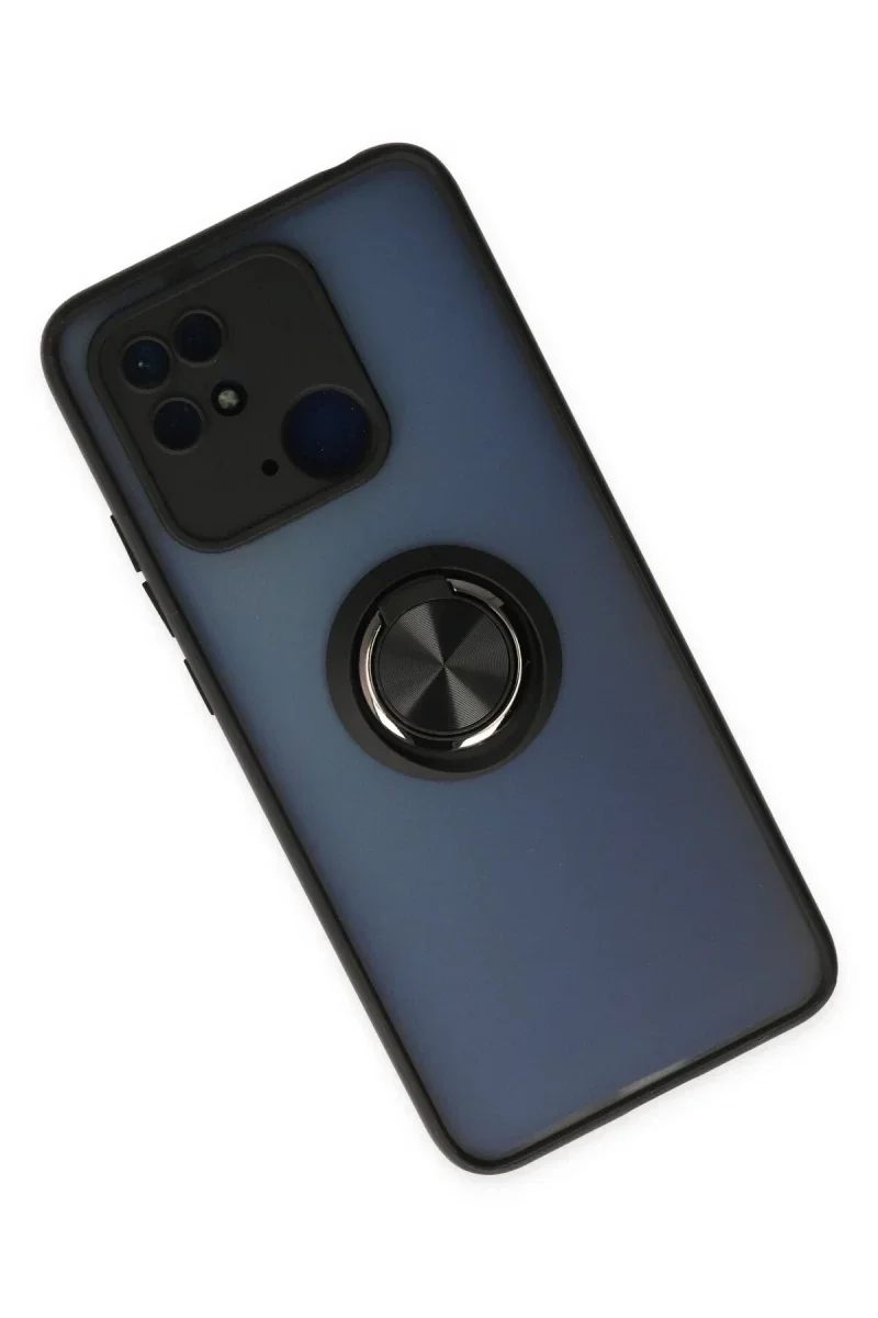 Xiaomi Redmi 10C Kılıf Montreal Yüzüklü Silikon Kapak - Siyah Fiyatı, Yorumları ve Özellikleri