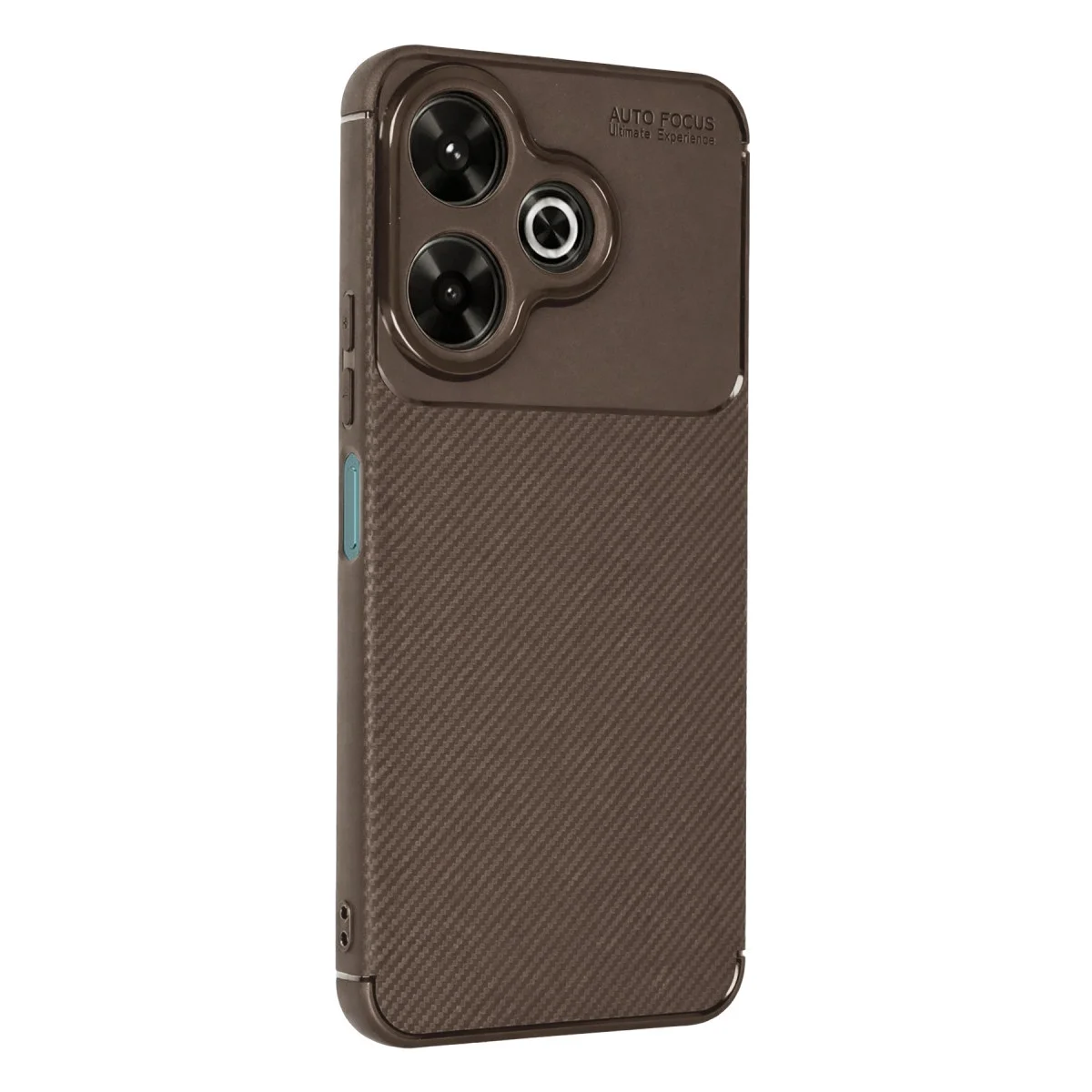 Xiaomi Redmi 13 4g Kılıf Auto Focus Karbon Kapak - Kahverengi Xiaomi Redmi 13 4g Kılıf Auto Focus Karbon Kapak - Kahverengi