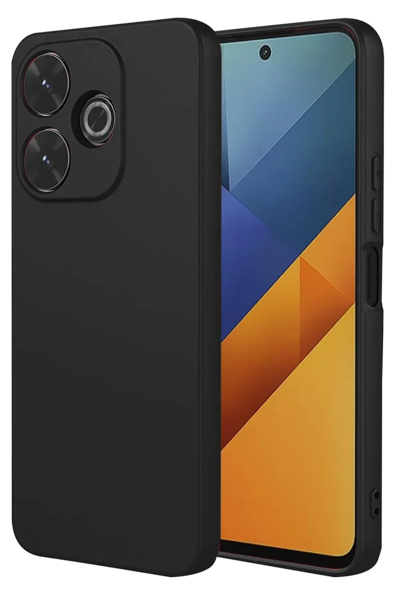 Xiaomi Redmi 13 4G Kılıf Nano içi Kadife Silikon - Siyah