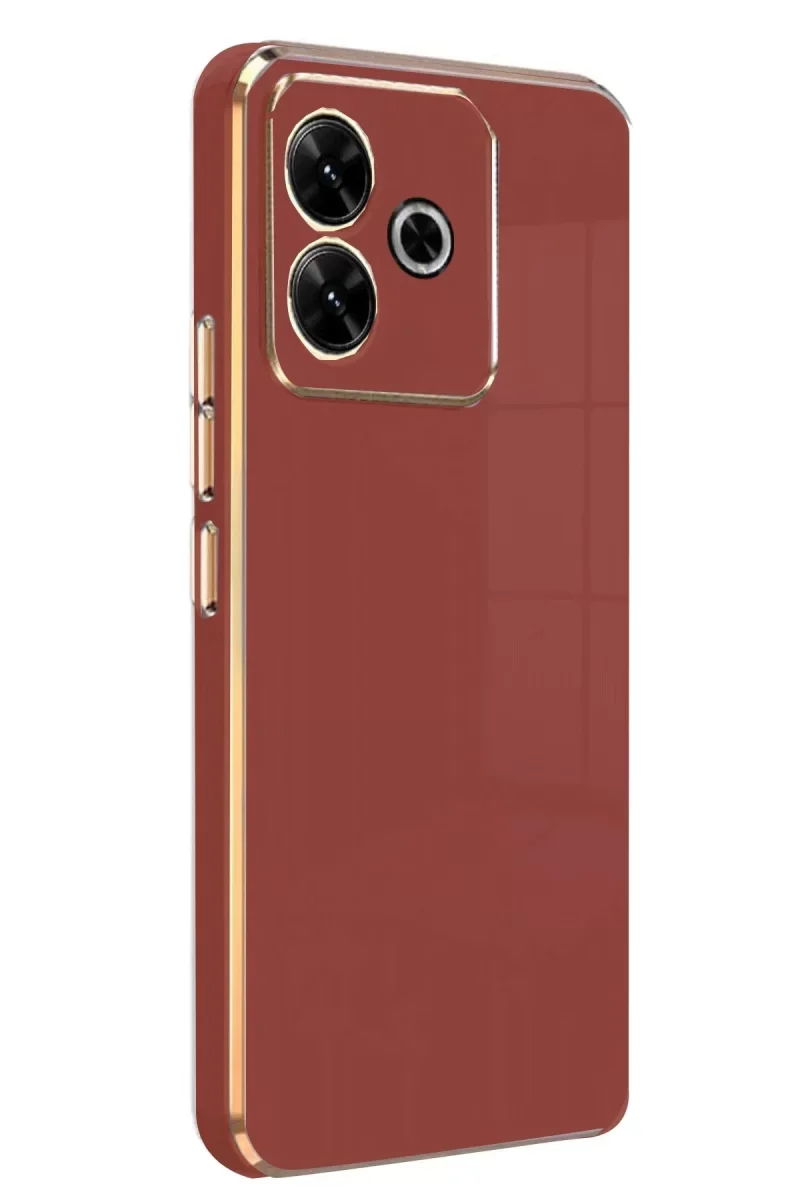 Xiaomi Redmi 13 4G Kılıf Volet Silikon - Kırmızı Xiaomi Redmi 13 4G Kılıf Volet Silikon - Kırmızı