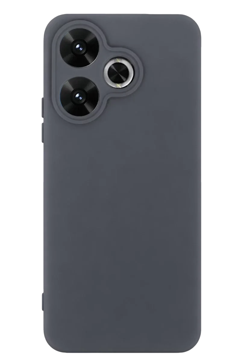 Xiaomi Redmi 13 4G Kılıf First Silikon - Gri