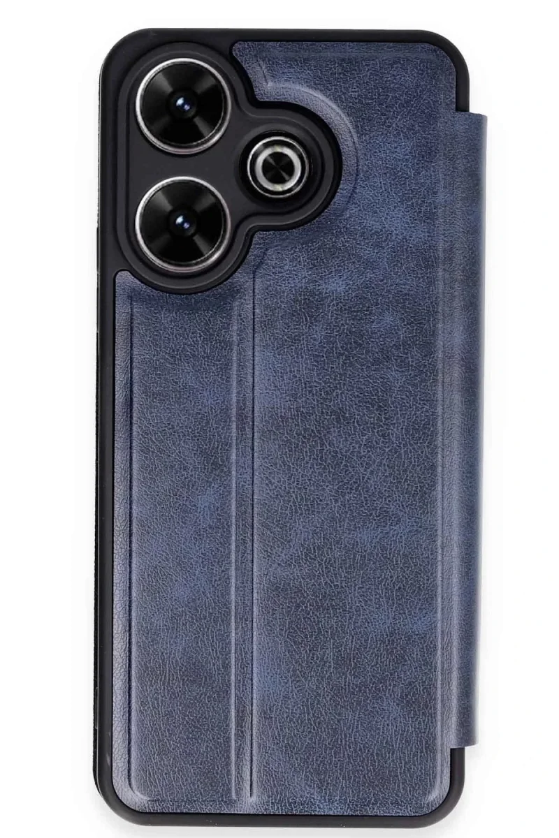 Xiaomi Redmi 13 4G Kılıf Flip Cover - Lacivert Xiaomi Redmi 13 4G Kılıf Flip Cover - Lacivert
