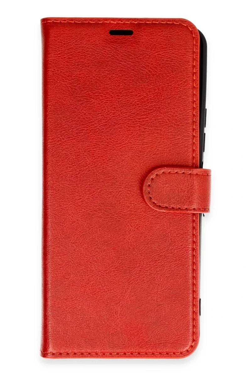 Xiaomi Redmi 13 4G Kılıf Trend S Plus Kapaklı Kılıf - Kırmızı Xiaomi Redmi 13 4G Kılıf Trend S Plus Kapaklı Kılıf - Kırmızı
