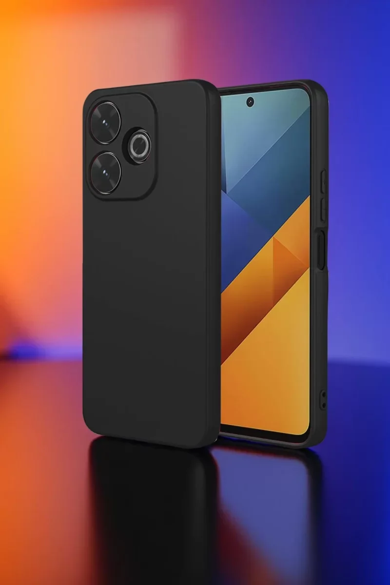 Xiaomi Redmi 13 4G Kılıf Nano içi Kadife Silikon - Siyah