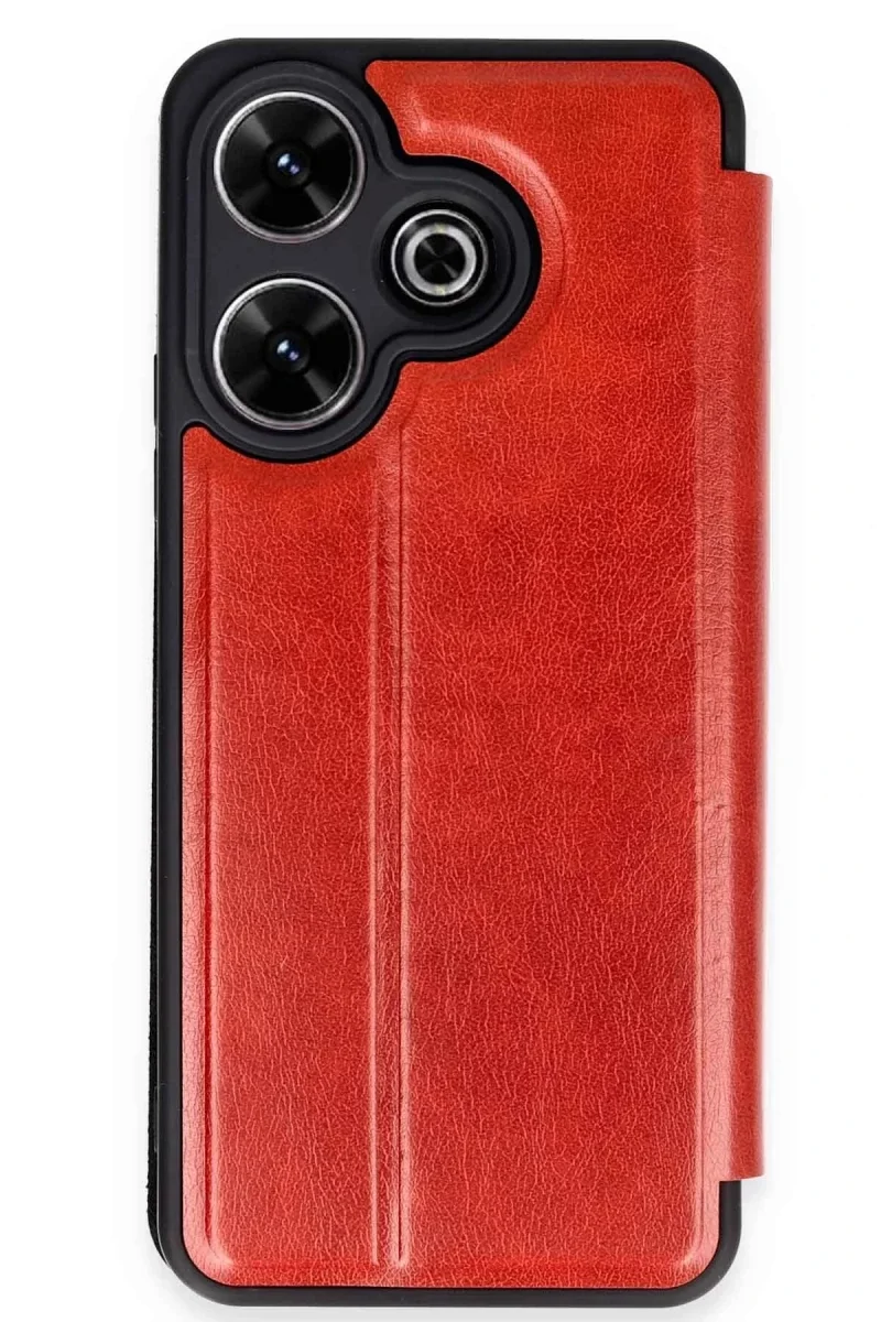 Xiaomi Redmi 13 4G Kılıf Flip Cover - Kırmızı Fiyatı, Yorumları ve Özellikleri