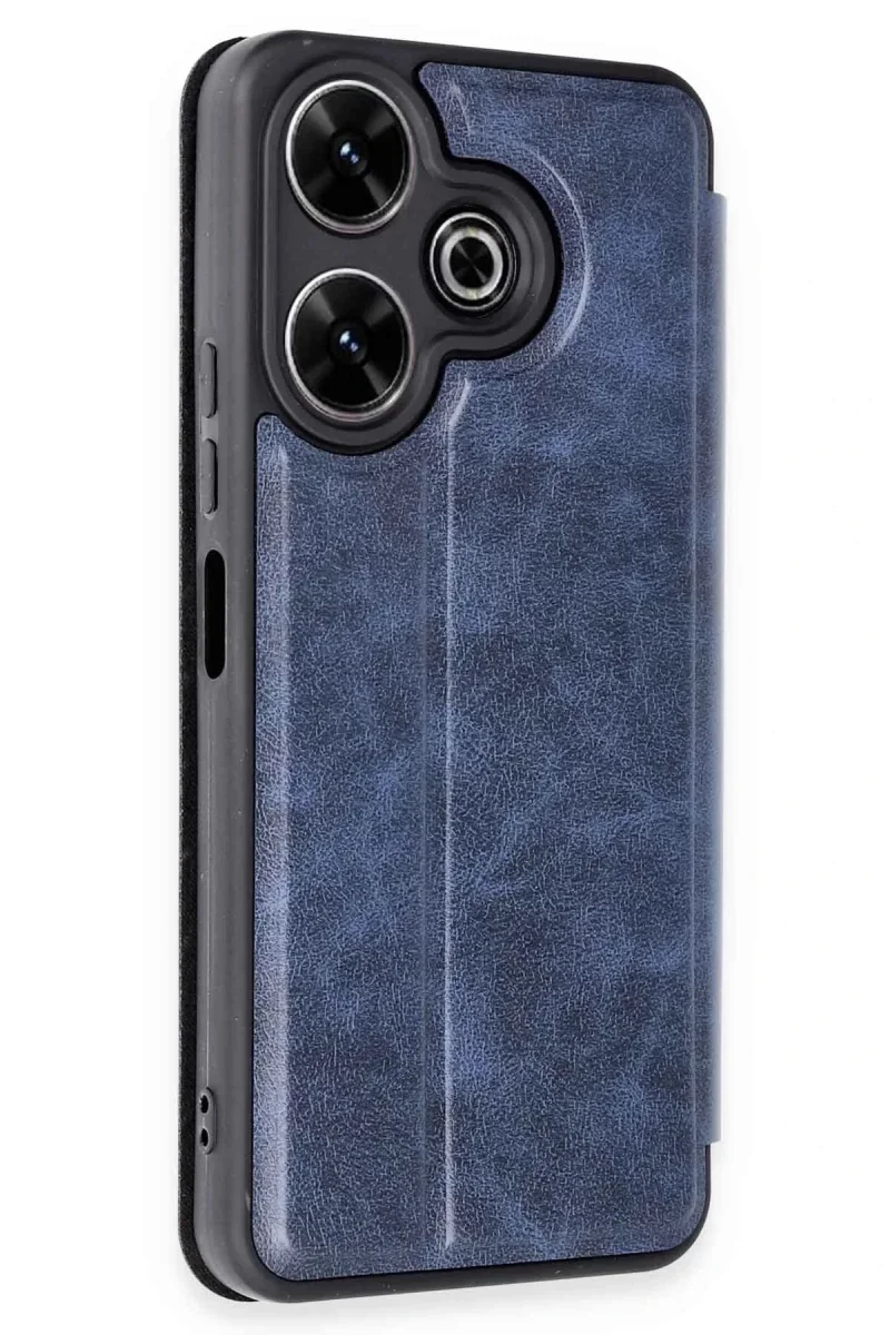 Xiaomi Redmi 13 4G Kılıf Flip Cover - Lacivert Xiaomi Redmi 13 4G Kılıf Flip Cover - Lacivert