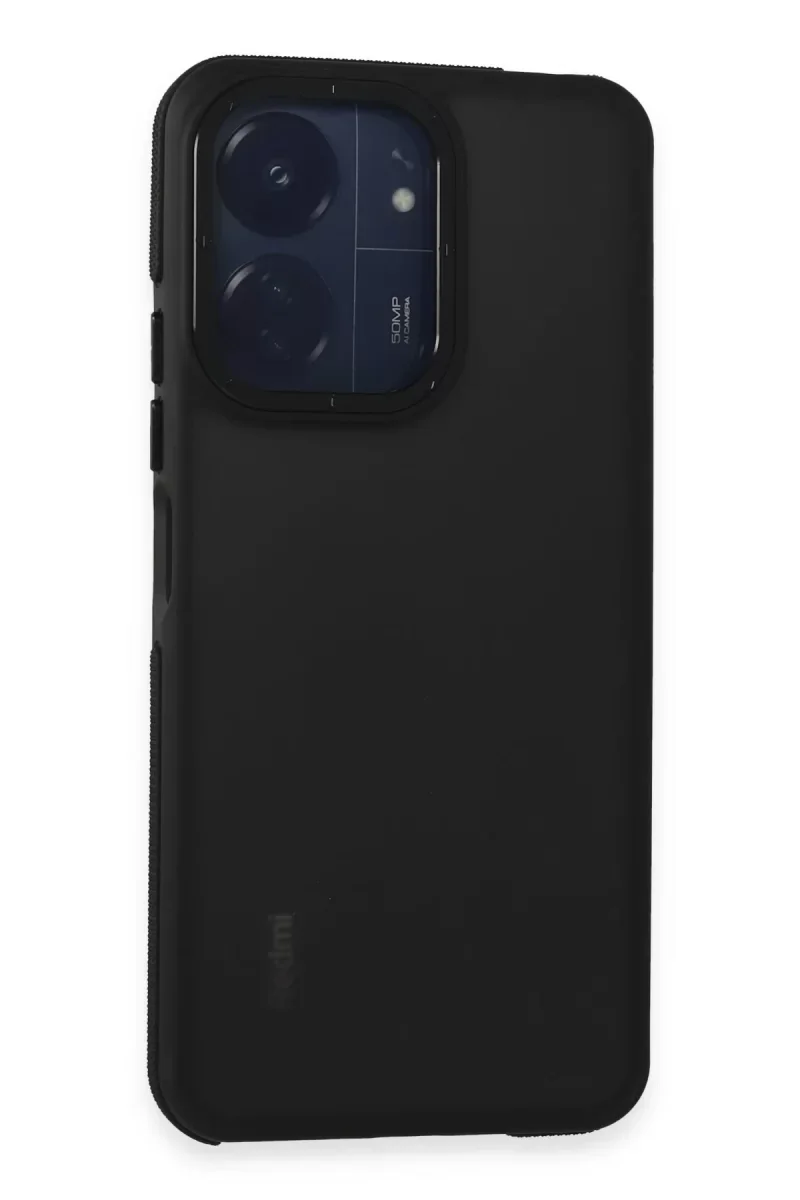 Xiaomi Redmi 13C Harvel Kapak - Siyah Xiaomi Redmi 13C Harvel Kapak - Siyah