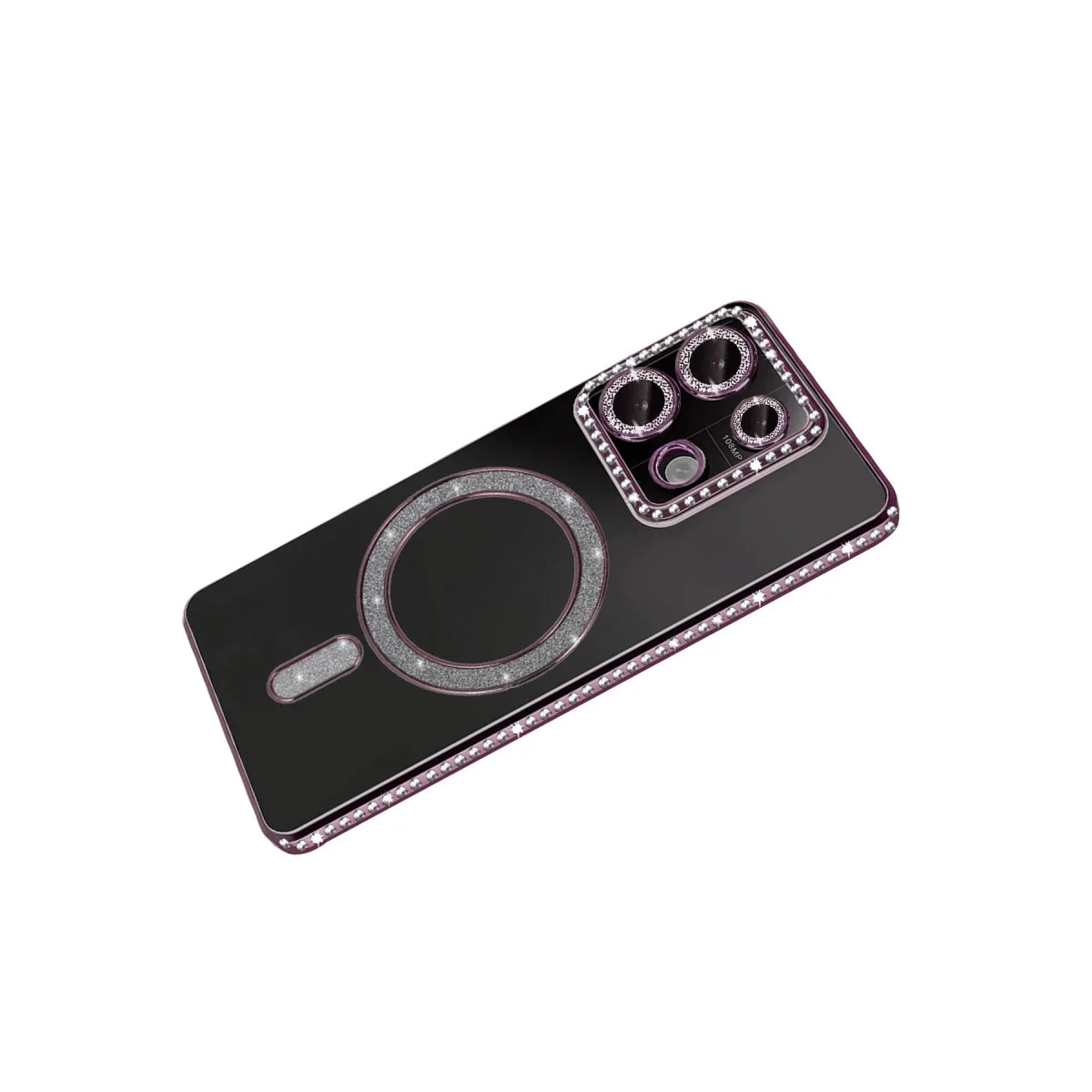 Xiaomi Redmi 13c Joke Simli Magneticsafe Kılıf - Pembe Xiaomi Redmi 13c Joke Simli Magneticsafe Kılıf - Pembe