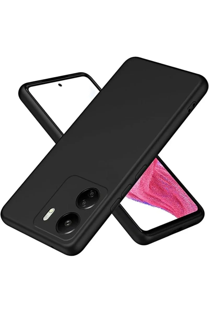 Xiaomi Redmi 13C Kılıf First Silikon - Siyah Xiaomi Redmi 13C Kılıf First Silikon - Siyah