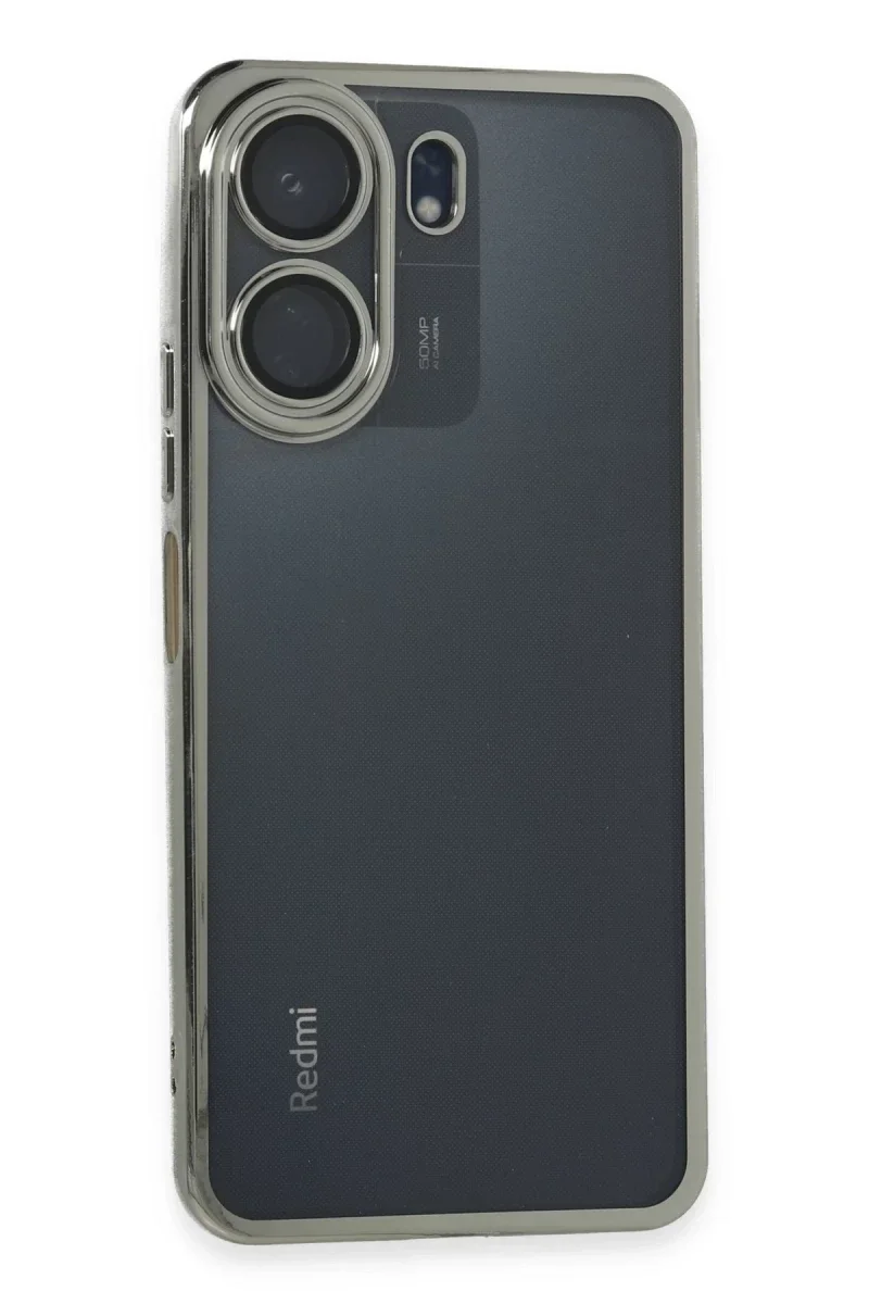 Xiaomi Redmi 13C Kılıf Razer Lensli Silikon - Gümüş Fiyatı, Yorumları ve Özellikleri