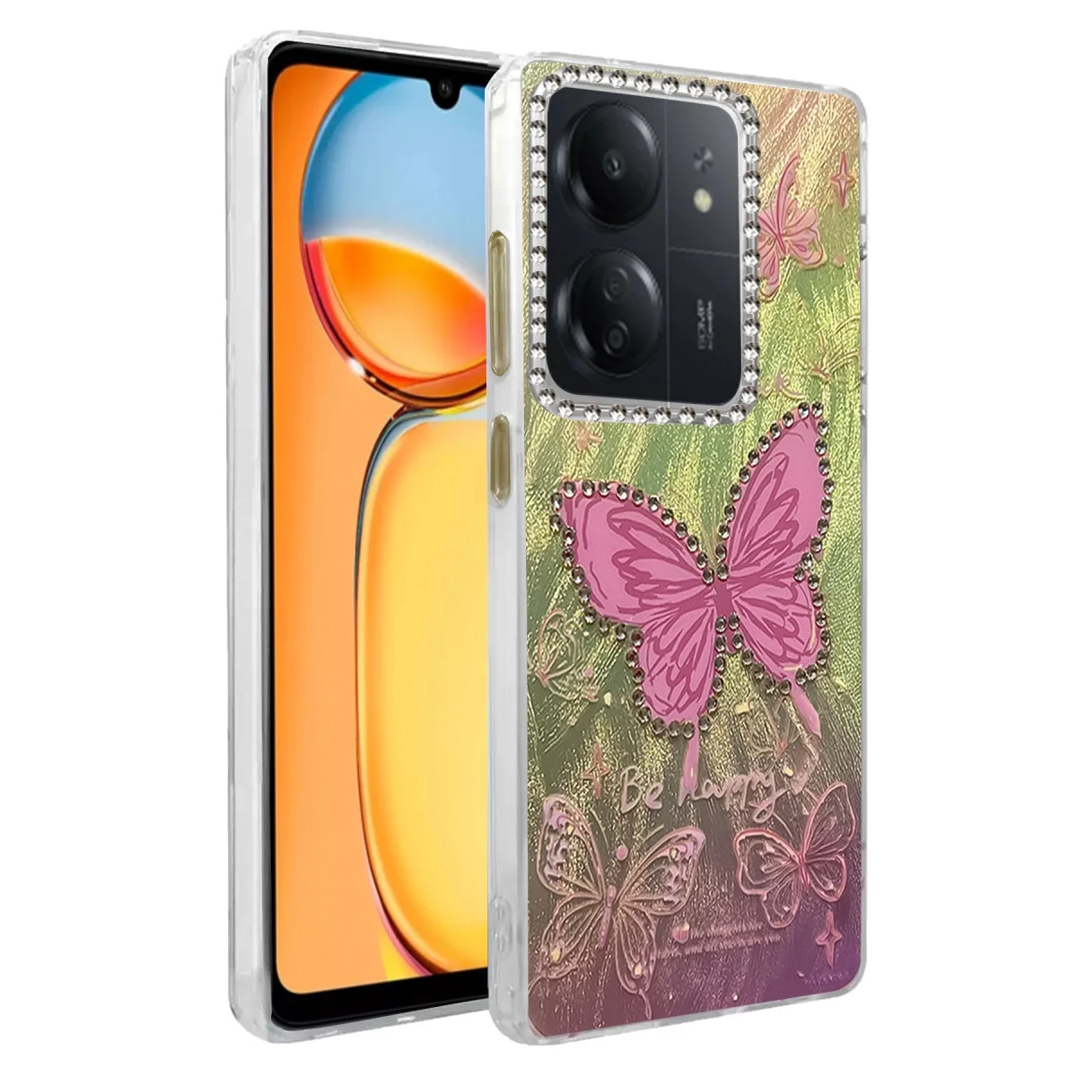 Xiaomi Redmi 13c Kılıf Blade Aynalı Desenli Kapak - Desen 5 Xiaomi Redmi 13c Kılıf Blade Aynalı Desenli Kapak - Desen 5