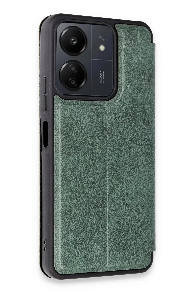 Xiaomi Redmi 13C Kılıf Flip Cover - Koyu Yeşil Fiyatı, Yorumları ve Özellikleri