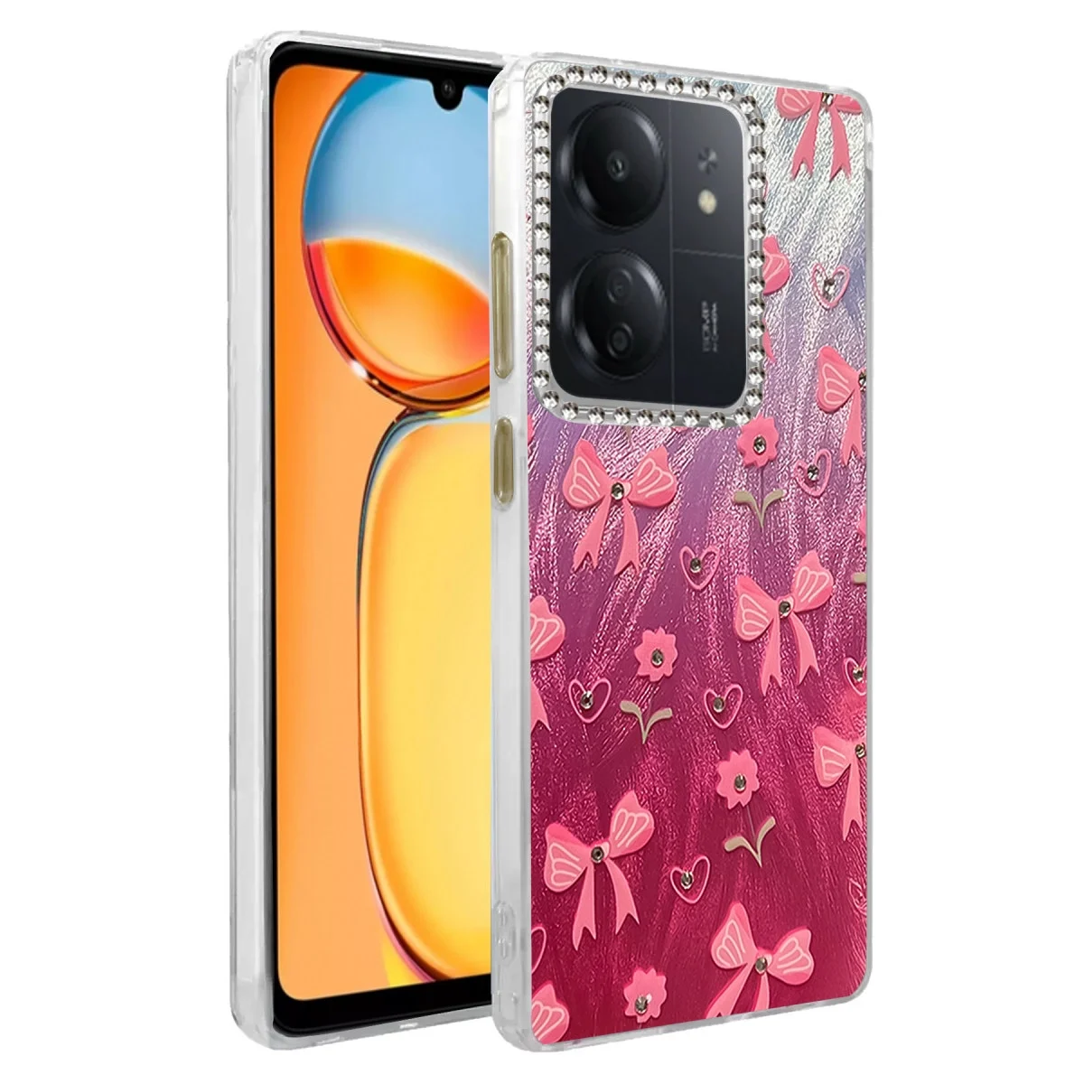 Xiaomi Redmi 13c Kılıf Blade Aynalı Desenli Kapak - Desen 3 Xiaomi Redmi 13c Kılıf Blade Aynalı Desenli Kapak - Desen 3