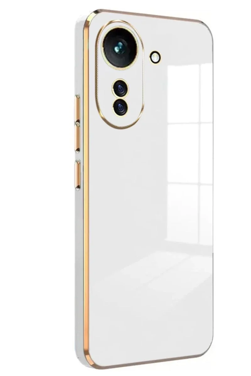 Xiaomi Redmi 13C Kılıf Volet Silikon - Beyaz