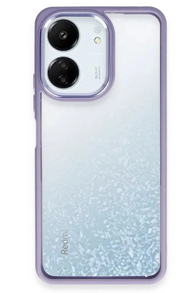 Xiaomi Redmi 13C Kılıf Power Silikon - Lila Xiaomi Redmi 13C Kılıf Power Silikon - Lila