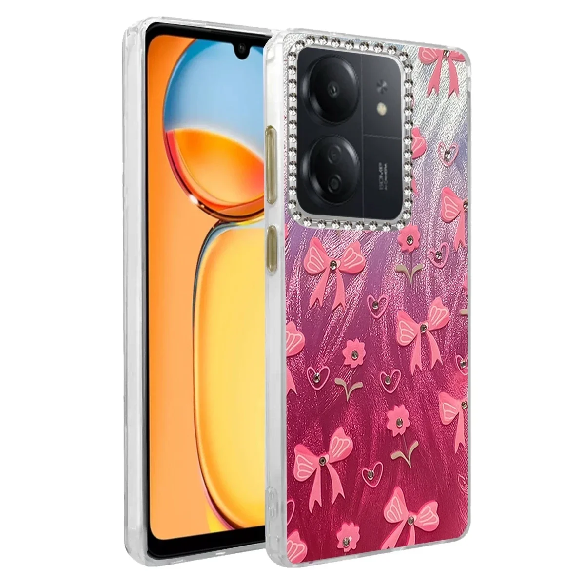 Xiaomi Redmi 13C Kılıf Blade Aynalı Desenli Kapak - Desen 3 Xiaomi Redmi 13C Kılıf Blade Aynalı Desenli Kapak - Desen 3