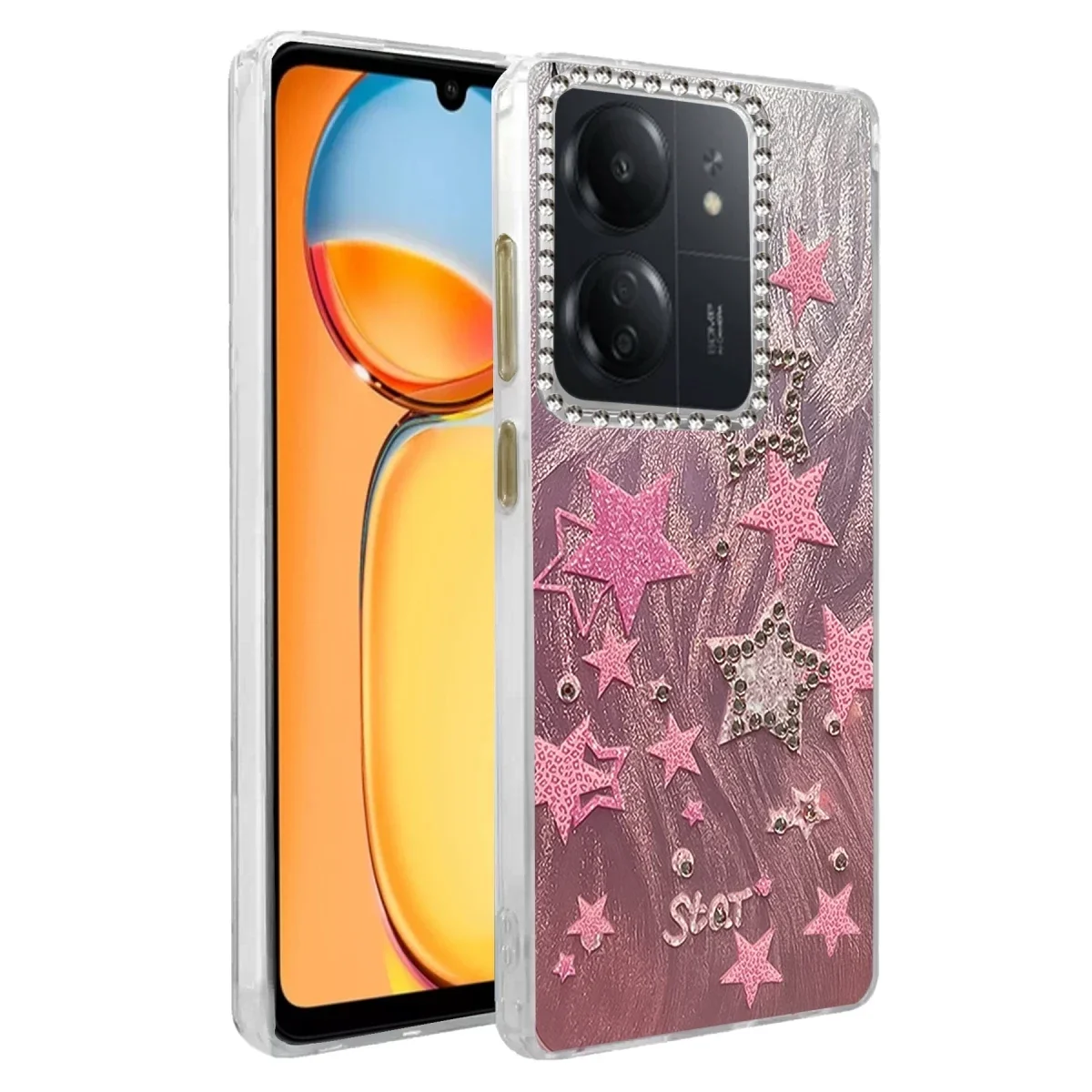 Xiaomi Redmi 13C Kılıf Blade Aynalı Desenli Kapak - Desen 7 Xiaomi Redmi 13C Kılıf Blade Aynalı Desenli Kapak - Desen 7