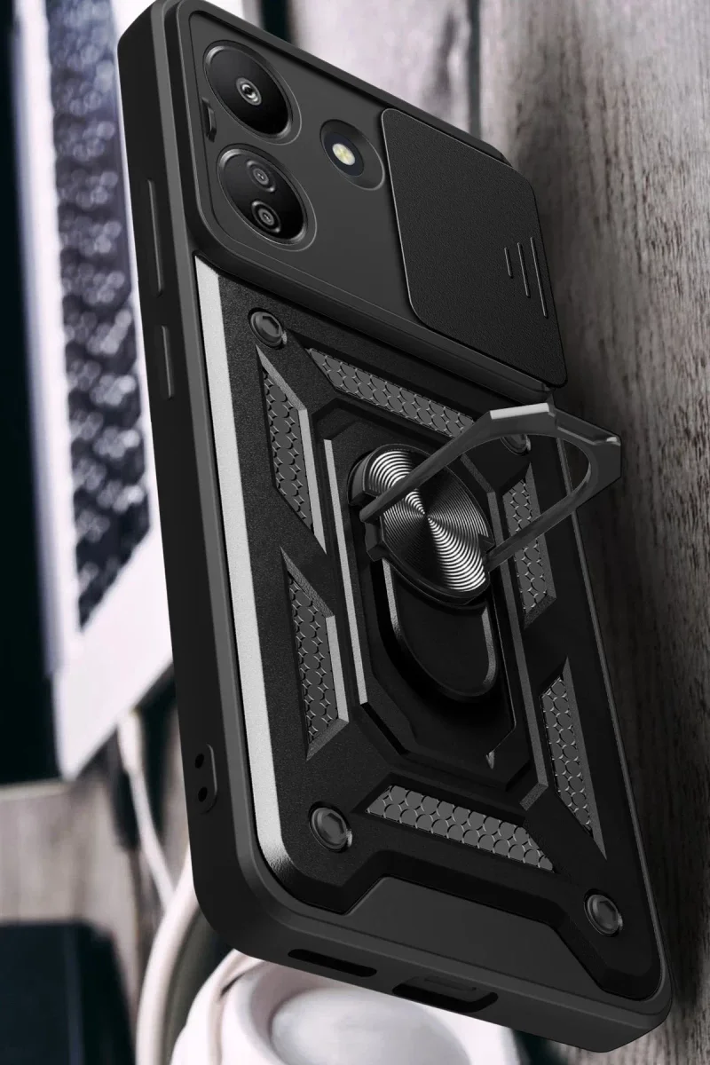 Xiaomi Redmi 13C Kılıf Pars Lens Yüzüklü Silikon - Yeşil Fiyatı, Yorumları ve Özellikleri