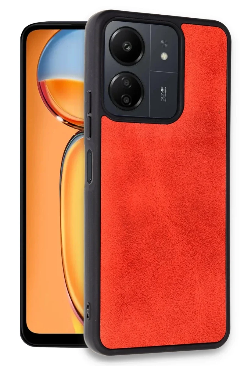 Xiaomi Redmi 13C Kılıf Aras Deri Kapak - Kırmızı Fiyatı, Yorumları ve Özellikleri