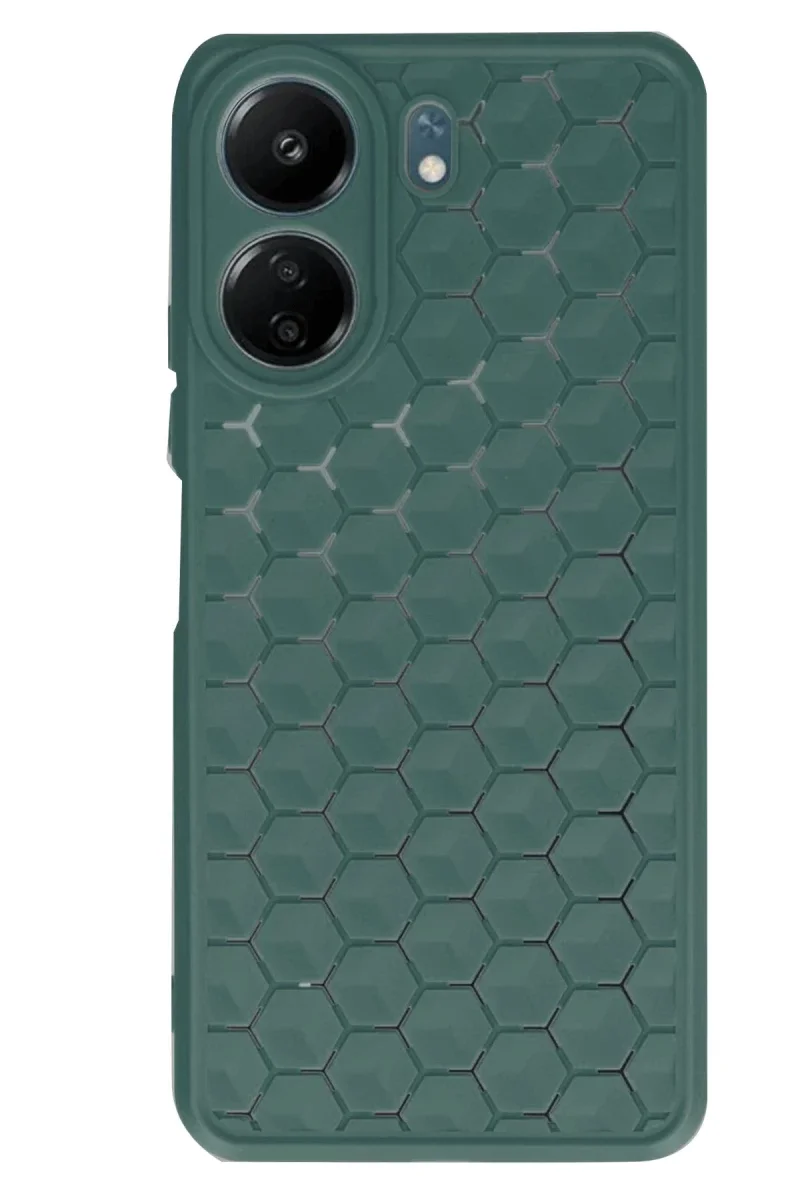 Xiaomi Redmi 13C Kılıf Petek Silikon Kapak - Koyu Yeşil Fiyatı, Yorumları ve Özellikleri