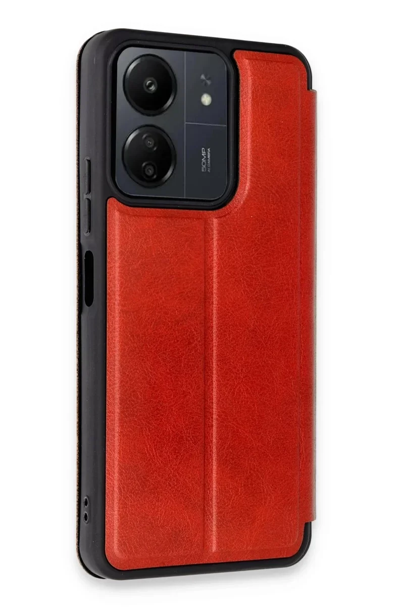 Xiaomi Redmi 13C Kılıf Flip Cover - Kırmızı Fiyatı, Yorumları ve Özellikleri