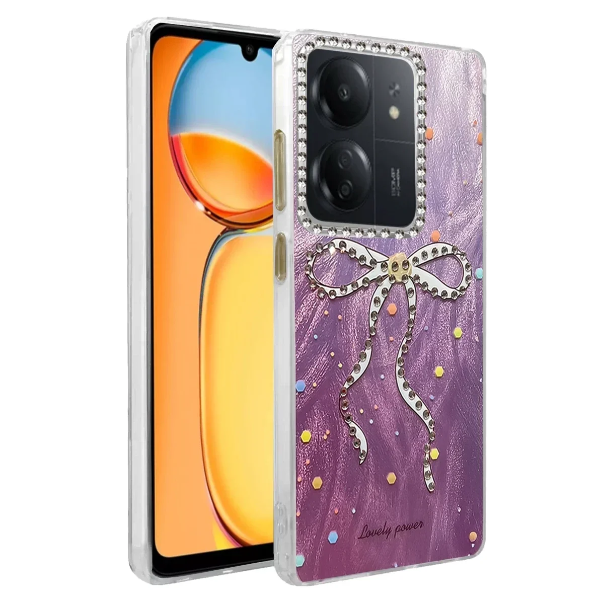 Xiaomi Redmi 13C Kılıf Blade Aynalı Desenli Kapak - Desen 1 Xiaomi Redmi 13C Kılıf Blade Aynalı Desenli Kapak - Desen 1