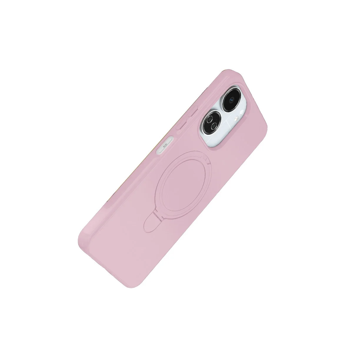 Xiaomi Redmi 13c Regal Magsafe Standlı Kapak - Açık Pembe Xiaomi Redmi 13c Regal Magsafe Standlı Kapak - Açık Pembe