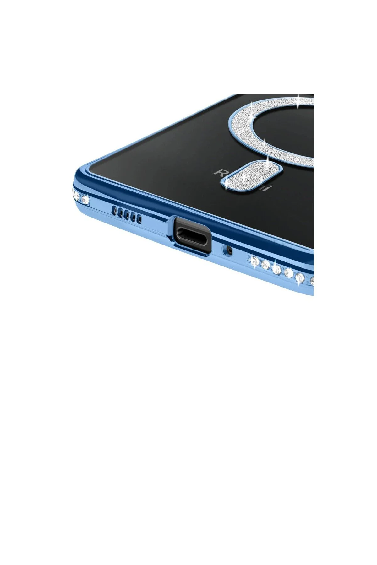 Xiaomi Redmi 14c Joke Simli Magneticsafe Kılıf - Mavi Xiaomi Redmi 14c Joke Simli Magneticsafe Kılıf - Mavi