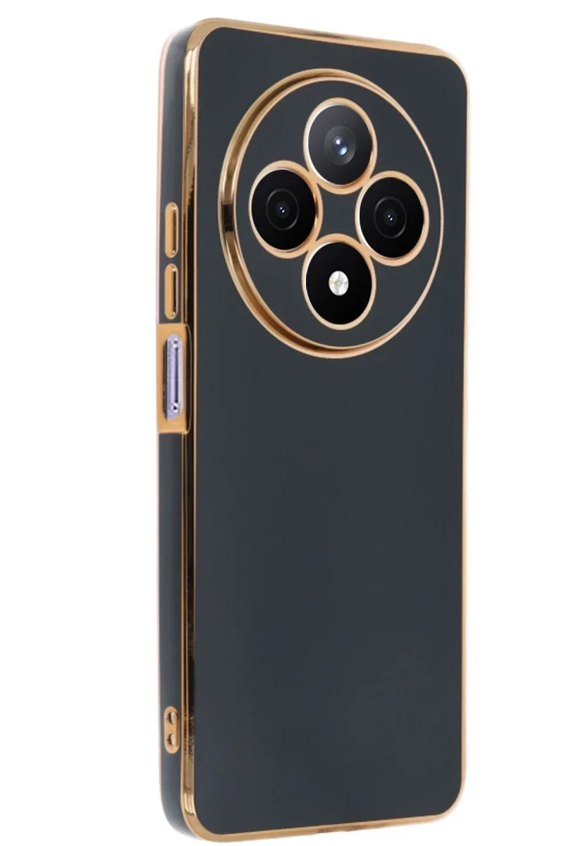 Xiaomi Redmi 14C Kılıf Volet Silikon - Siyah