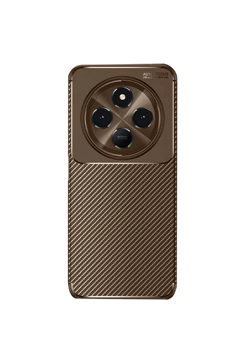 Xiaomi Redmi 14C Kılıf Auto Focus Karbon Kapak - Kahverengi Fiyatı, Yorumları ve Özellikleri