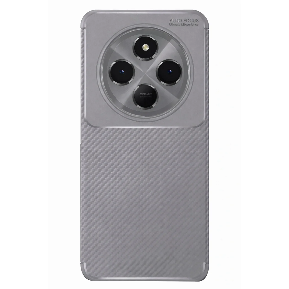 Xiaomi Redmi 14c Kılıf Auto Focus Karbon Kapak - Gri Xiaomi Redmi 14c Kılıf Auto Focus Karbon Kapak - Gri
