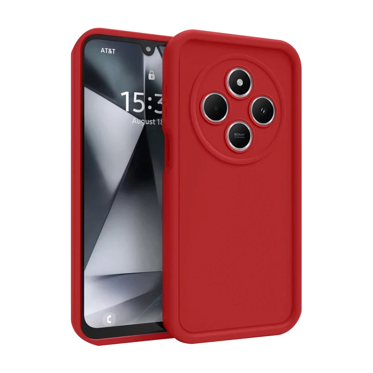 Xiaomi Redmi 14C Kılıf Viera Silikon - Kırmızı