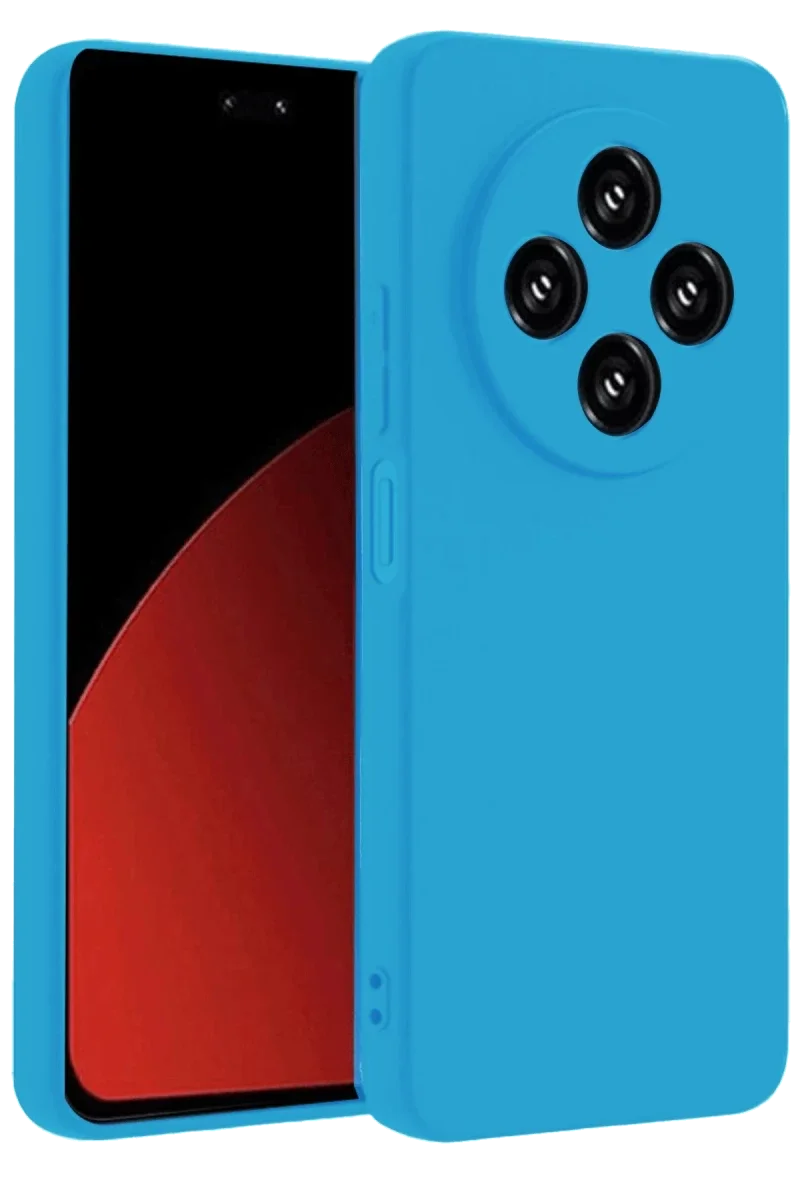 Xiaomi Redmi 14C Kılıf Nano içi Kadife Silikon - Mavi Xiaomi Redmi 14C Kılıf Nano içi Kadife Silikon - Mavi