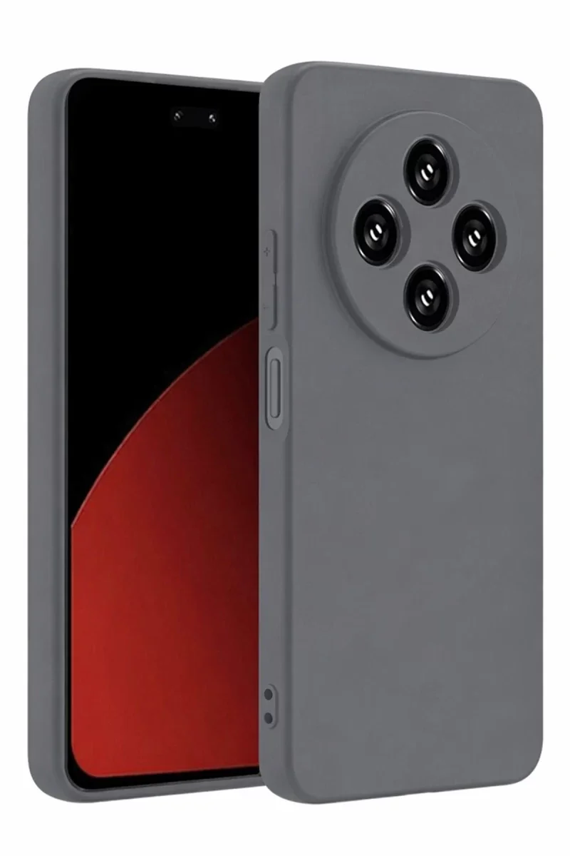 Xiaomi Redmi 14C Kılıf First Silikon - Gri Xiaomi Redmi 14C Kılıf First Silikon - Gri
