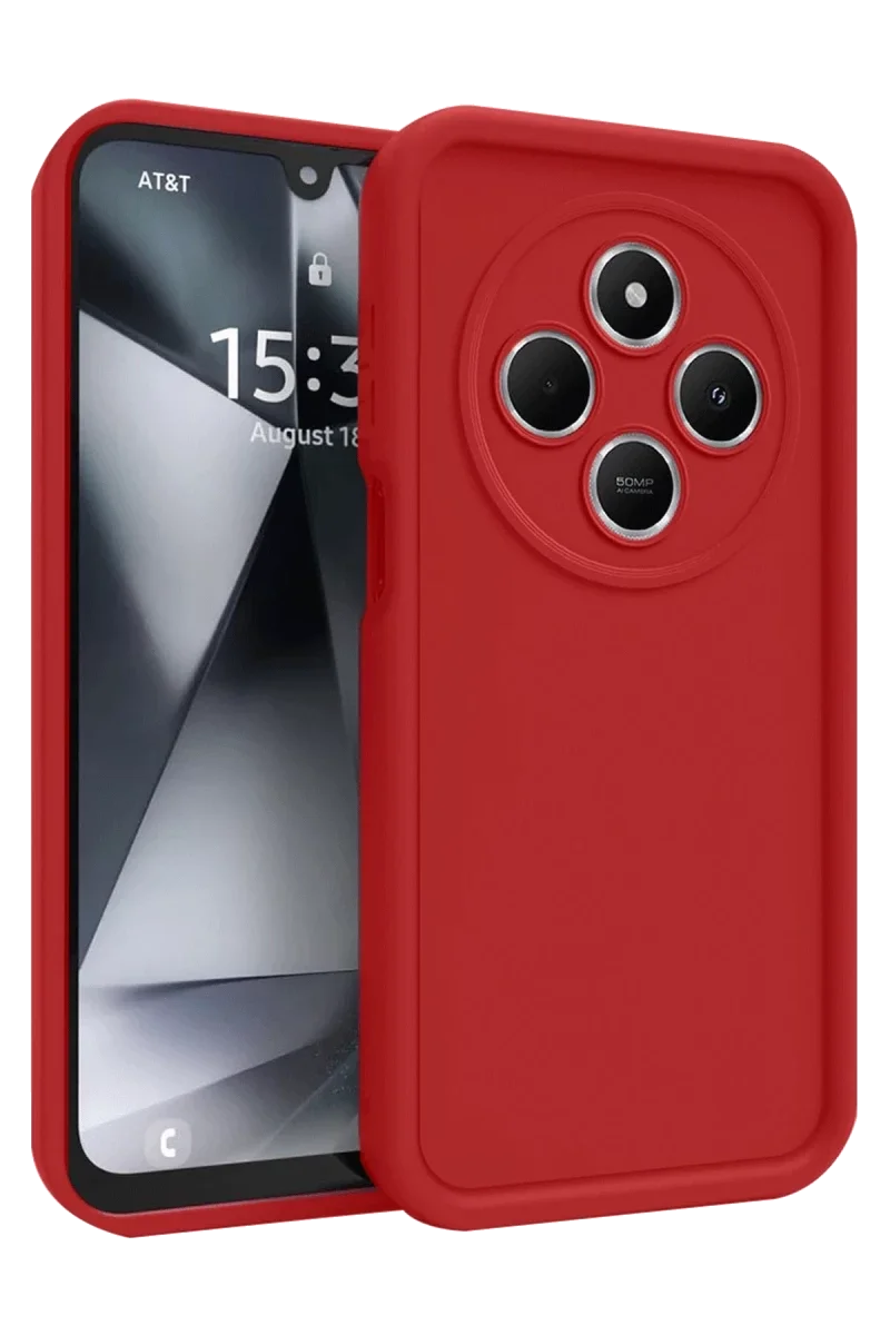 Xiaomi Redmi 14C Kılıf Viera Silikon - Kırmızı