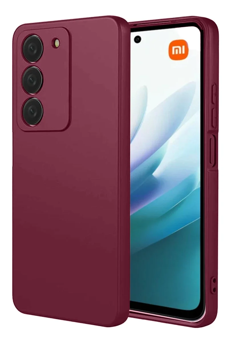 Xiaomi Redmi 15 4G First Silikon - Bordo Xiaomi Redmi 15 4G First Silikon - Bordo