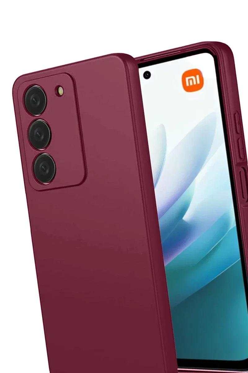 Xiaomi Redmi 15 4G First Silikon - Bordo Xiaomi Redmi 15 4G First Silikon - Bordo