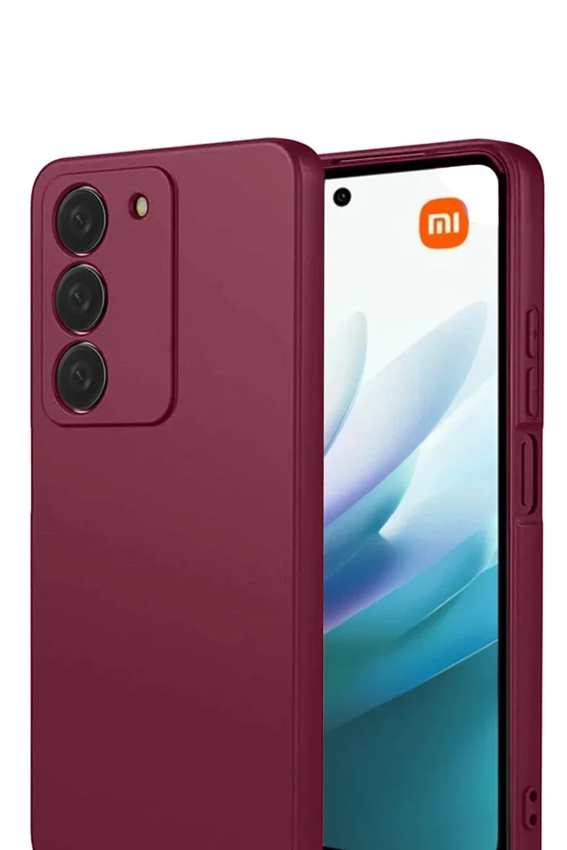 Xiaomi Redmi 15 4G First Silikon - Bordo Xiaomi Redmi 15 4G First Silikon - Bordo