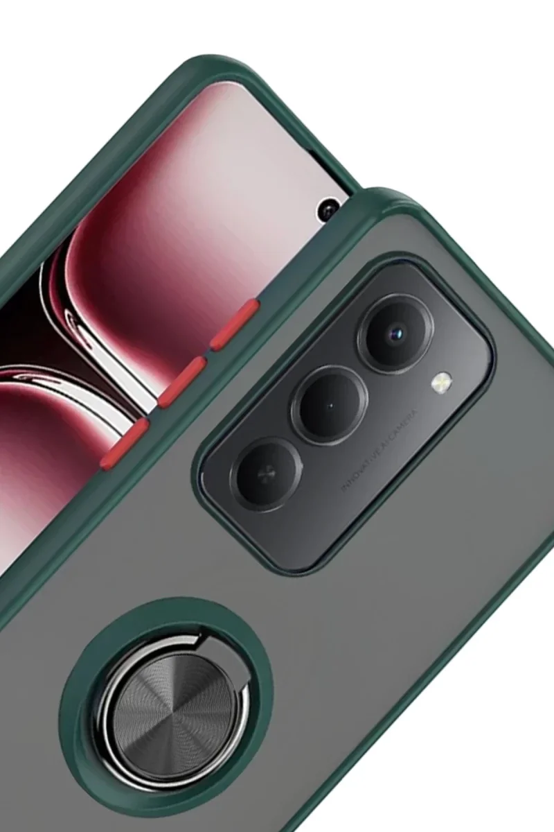 Xiaomi Redmi 15 4G Montreal Yüzüklü Silikon Kapak - Yeşil Fiyatı, Yorumları ve Özellikleri