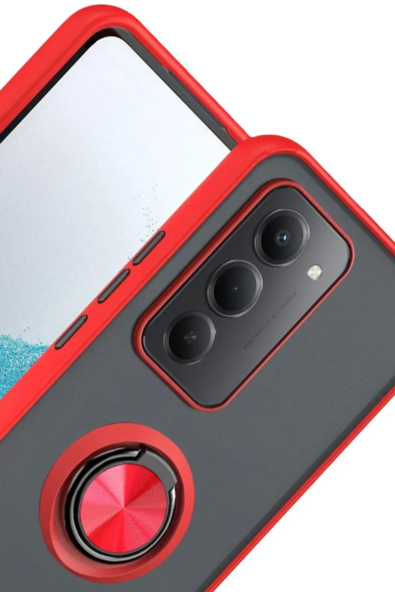 Xiaomi Redmi 15 4G Montreal Yüzüklü Silikon Kapak - Kırmızı Fiyatı, Yorumları ve Özellikleri